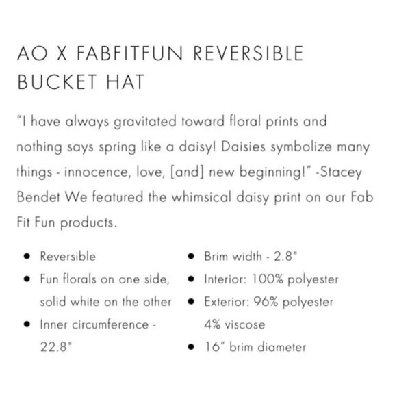 ALICE & OLIVIA Women's Reversible Bucket Hat NWOT Size OSFM - Picture 6 of 8